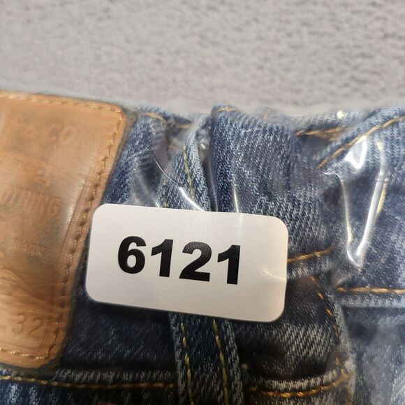 Levi's 511 Jeans Mens 30x31 Blue Modern Big E Slim Straight Distressed Denim - Picture 10 of 10